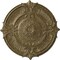 Ekena Millwork Attica Acanthus Leaf Medallion (Canopies up to 4 5/8"), 53 1/2"OD x 3 1/2"P, Mississippi Mud Crackle CM53ATMMC - alternate 1